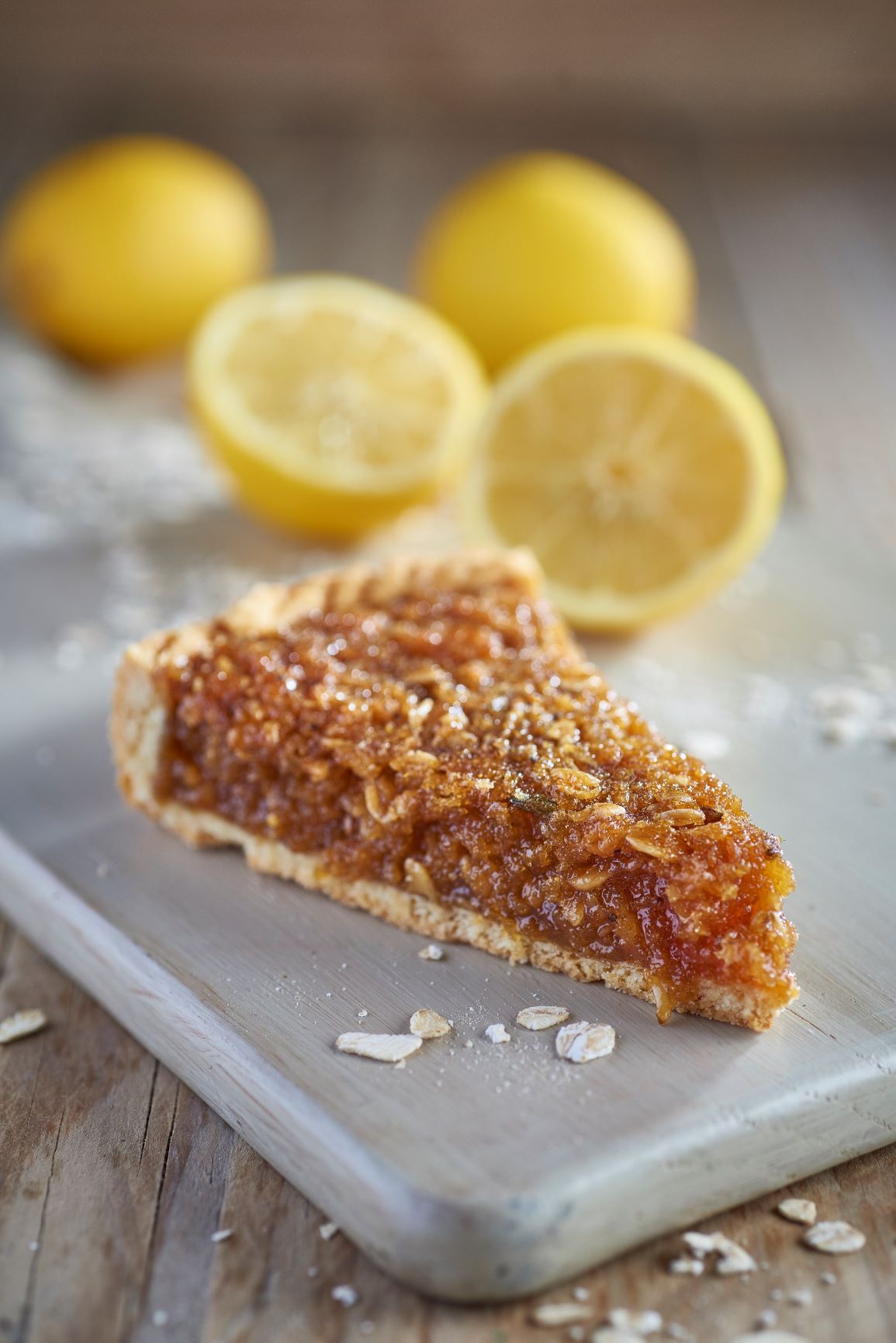 Lemon treacle tart